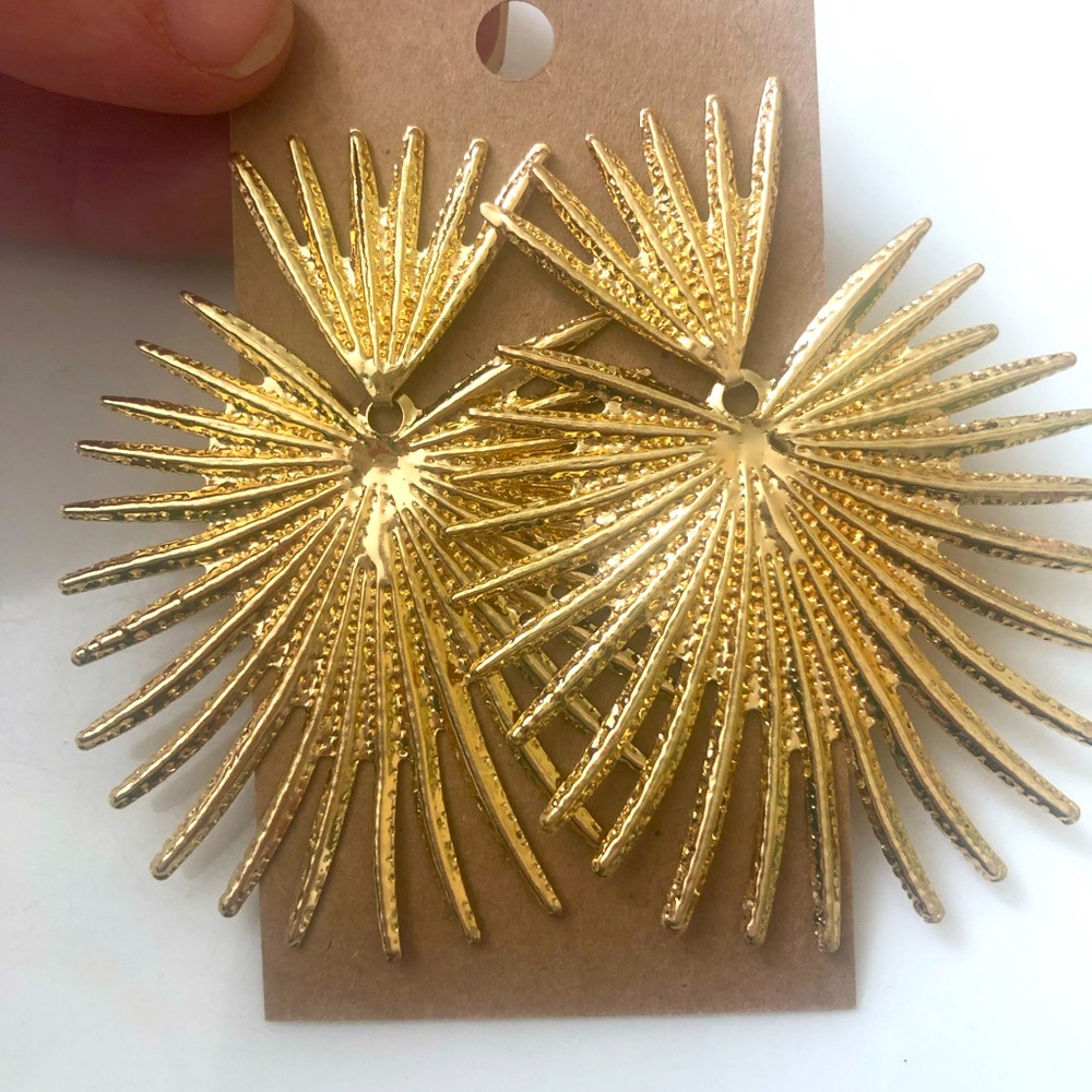 Gorgeous Gold Statement Earrings